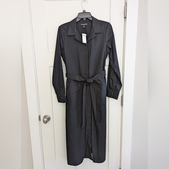 Banana Republic Dresses & Skirts - Banana Republic LS Black Safari style Dress Size Small